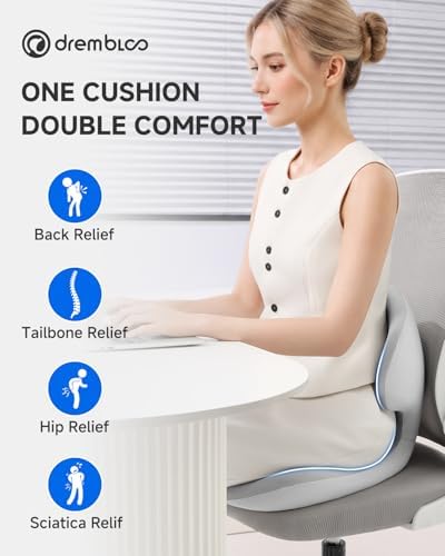 Seat Cushion for Office Chair, Ergonomic Seat Cushions for Long Sitting - Image 4