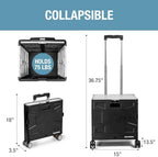 Wheeled Trolley Crate - 35L (4 Wheels) - Black/Cream [Cool Gray 1C] - Image 2