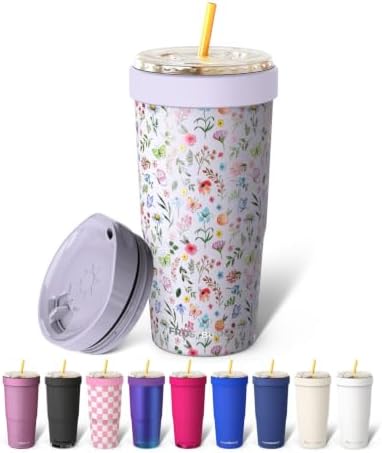 Frost Buddy Togo Buddy 30oz Tumbler - Spill-Proof Flip Lid (Wildflower-one) by FrostBuddy