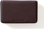 Leatherology Slim Business Card Case with Magnetic Closure - Brown - Image 3