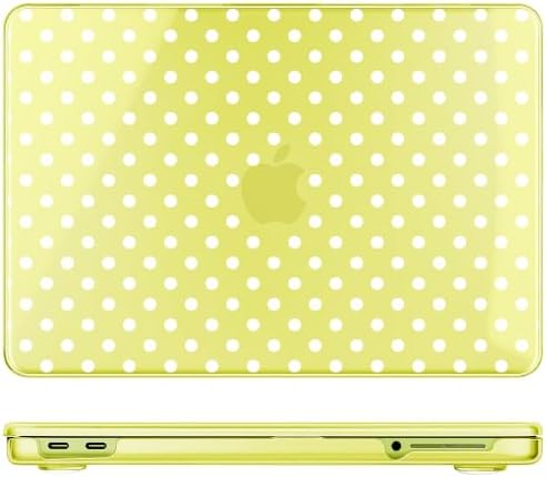 May Chen Compatible with MacBook Neo 13 inch Case 2026 Model A3404, Plastic Hard Shell,Keyboard Cover,Screen Protector,Dust Plug, for MacBook Neo 13" with A18 Pro Chip, Citrus Polka dot - Image 4
