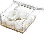 OfficeGoods Acrylic Desk Organizer with Gold Base, Large by OfficeGoods