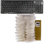 Universal KeyboardCap. Fully Covered Flat Style 0.025mm Waterproof Anti-Dust Desktop Keyboard Cover with Numeric Hospital/Dentist Use (0.025mm [100 Pack]) by GreenOnionsSupply%C2%AE