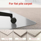 Staples Office Chair Mat with Lip, Flat-Pile Carpet, 48" x 36" - Image 3