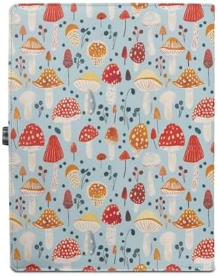 Mushroom Print Accordion File Organizer Waterproof Folders with Belt & Button Expanding File Folder Paper Folder for Letter A4 Files Receipt and More - Image 3