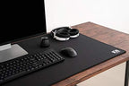 3XL Huge Mouse Pads Oversized (48''x24'') - Extra Large Gaming XXXL Mousepad for Full Desk - Super Thick Nonslip Rubber Base and Waterproof Desktop Keyboard Extended Mouse Mat (Black, XXX-Large) - Image 6