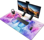 Butterfly Desk Mat 48"x24" - Aesthetic Watercolor Extended Mouse Pad - Image 7
