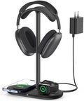 HiWe Headphone Stand, 2-in-1 MagSafe Wireless Charger for iPhone/iWatch by HIWE