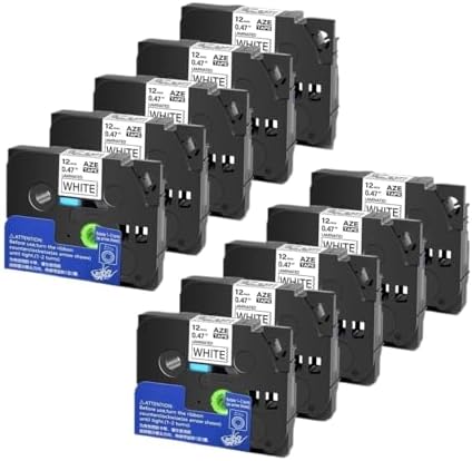 Compatible for Brother TZE-231 12mm Label Tape, 5-Pack, for PT-H110 P-Touch Label Printer, TZE-231/221/241/335, GreenCycle(Black on Red-5PK,9mm) - Image 2
