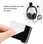 Headphone Stand/Headset Holder Headphone Stand, Earphone Clamp Sticky Headset Hanger - Adhesive Headphone Holder Hook Mount, Headset Stand Holder Clip Under Desk PC Gaming Headset Stand ( Color - Image 3