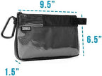 GOBAGS Production Zipper Bags - Electronics & Camera Accessories Bag - Cable organizer, Gear Accessory Pouch, Travel Camera Essentials (Small, Black, 2 pack) - Image 3