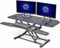 VIVO Black 48 in Corner Standing Desk Converter, DESK-V048KL by VIVO