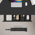 Under Desk Drawer, Hidden Slide-Out Storage Organizer for Home Office Desk - Image 2