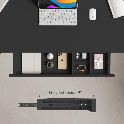Under Desk Drawer, Hidden Slide-Out Storage Organizer for Home Office Desk - Image 2