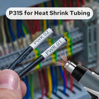 Makeid P31S Industrial Label Maker with 3 Cartridges & Hard Case Bundle - Image 3