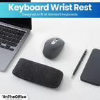 1InTheOffice Mouse Wrist Rest, Beaded Wrist Support Pad Ergobeads, Black (Pack of 2) - Image 5