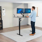 VIVO Dark Gray 71 x 30 in Solid Table Top, DESK-TOP71G - Image 2