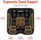 Office Chair Cushion with Adjustable Air-Cell Support, Inflatable Seat Cushion with Built-in Pump for Long Sitting, Desk Chair, Home Office, Computer Chair and Dining Chair - Image 3