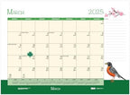 2025 House of Doolittle Seasonal Holiday Depictions 22-inch x 17-inch Monthly Desk Pad Calendar (139-25) - Image 4