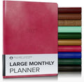 Gallery Leather Large Monthly Planner 2026-2027 Acadia Wild Rose by GalleryLeather