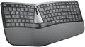 Nulea RT07B Wireless Ergonomic Keyboard - Split Keyboard, Wrist Rest, Natural Typing, Bluetooth and USB Connectivity, USB-C Rechargeable,Compatible with Windows Mac (Silver White) by Nulea