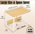 MARTY Countertop Organizer,17.1"x12.4", Cabinet Organizer Microwave Stand - Image 5