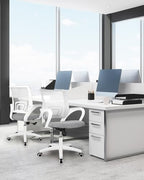 NEO CHAIR Office Computer Chair Ergonomic Mid-Back Mesh Desk Chair, Grey - Image 2