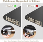 [Thickened to 2.0mm] 40"x 50" Office Chair Mat for Hardwood, Vinyl Computer Floor Mat, Anti-Slip Desk Mats for Hardwood, Easy to Clean Office Chair Floor Protector, Durable Rolling Chair Mat - Image 2