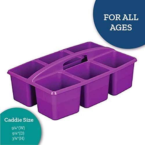 Really Good Stuff Six-Equal-Compartment Caddies, 6-Pack - Image 5