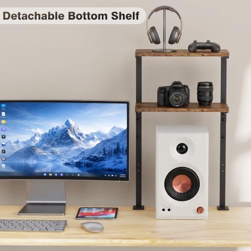 3-Tier Desk Shelf, Adjustable Clamp-On Desktop Organizer - Image 5