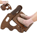Wood Foot Rest for Under Desk at Work,Adjustable Rocking Foot Stool with 3 Height Positions,Soft Crossbar & Anti-Slip Surface, Ergonomic Wooden Footrest for Improved Posture, Home & Office by Unknown