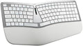 Nulea RT07B Wireless Ergonomic Keyboard - Split Keyboard, Wrist Rest, Natural Typing, Bluetooth and USB Connectivity, USB-C Rechargeable,Compatible with Windows Mac (Grey White) by Nulea