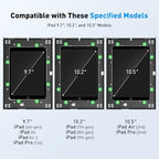 AboveTEK Anti Theft iPad Floor Stand, Robust Security Kiosk POS Tablet Stand, Height Adjustable Secure Holder Enclosure w/Lock and Key Mechanism for iPads/iPad Air/iPads Pro, Ideal for Retail Business - Image 3