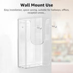 MaxGear Acrylic Brochure Holder Wall Mount, 4 Inch Wide, 12 Pack - Image 4