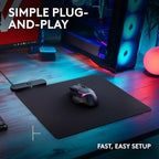 Logitech G POWERPLAY 2 Wireless Charging Mouse Pad - Black - Image 3