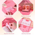 3d Calendar 2027,Hand Tear DIY Art 3d Calendar,Perfect Combination Of Artistic And Practical Design With Lights,Suitable For Note Taking,Decorative Ornaments,Holiday Gifts (Angel Anne) - Image 4
