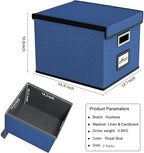 File Organizer Box with Lids, Collapsible File Folder Organizer - Image 6