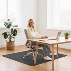 Sycoodeal Chair Mat, 40" x 48" Office Chair Mat for Hardwood and Tile Floor, Heavy Duty Floor Protector for Rolling Chairs, Non-Slip,Computer Mat for Home Office(Dark Coffee) - Image 7