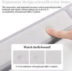 Wrist Rest for Computer Keyboard and Mouse Pad Set - Grey - Image 3
