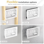 Mount-It PRO 9" Recessed in-Wall TV Media Box, Ventilated, 22 lbs - Image 4