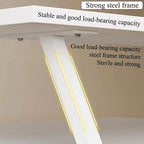 Clamp On Desk Organizer Shelf White Floating Desk Storage Extension - Image 4