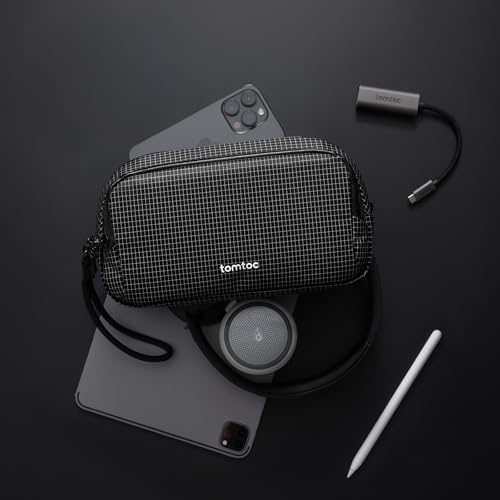 tomtoc Electronic Organizer Travel Case Performance, Dual Compartment Bag - Image 7