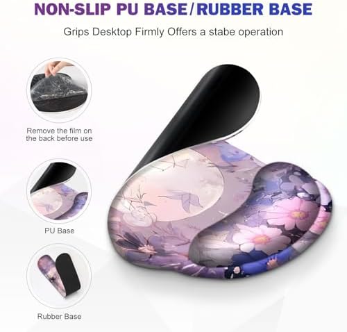 Large Desk Mat, Gaming Mouse Pad Desk Pad, Mousepad + Keyboard Wrist Rest - Image 6