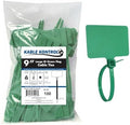 Kable Kontrol Cable Marker Identification Zip Ties 9 Inch 100 Pcs – Green by KABLEKONTROL%C2%AE
