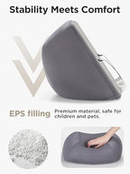 InnoGear Lap Beanbag Book Pillow Stand for Hands Free Reading in Bed Sofa - Image 2