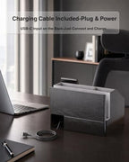 LADSTAG Leather Phone Docking Station for Men - Desk or Nightstand Organizer - Birthday Gifts for Husband, Dad - Anniversary Idea from Wife - Key Holder, Stand Wallet, Watch & Essentials - Image 6