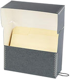 Lineco Archival Document Storage Box, Gray, 12.5" x 10.5" x 5" - Image 2
