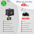 dbest Products Quik Cart Standard Collapsible Rolling Crate - Black - Image 5