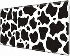Large Mouse Pad 36 x 24 Desk Mat Gaming Mousepad Cow Print Oversized Desk Pad Huge Giant 4XL Computer Mat for Girl Women Work by BBSujane