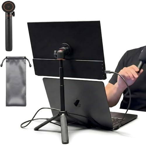 Portable Travel Monitor Stand Magnetic Metal Tripod for Monitor/iPad/iPhone by AiFeelife